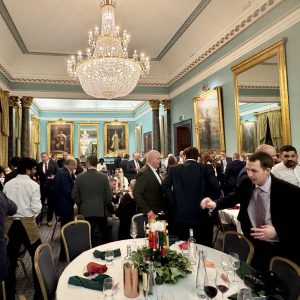 Christmas networking lunch drinks reception at the Institute of Directors